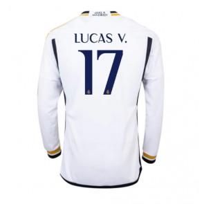 Real Madrid Lucas Vazquez #17 Koszulka Podstawowych 2023-24 Długi Rękaw